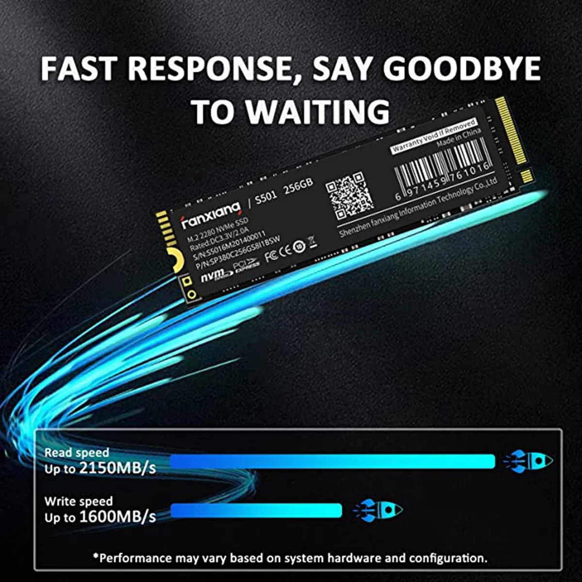 fanxiang S501 256GB NVMe PCIe Gen3 foto 5