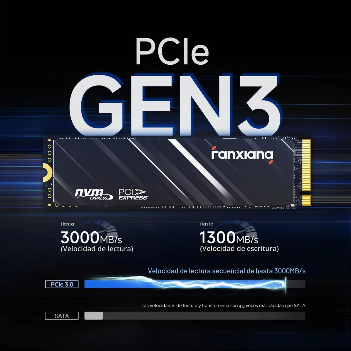 fanxiang S501Q 512GB NVMe PCIe Gen3 foto 2