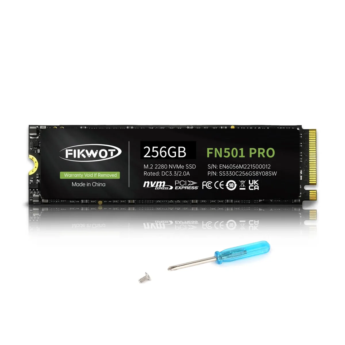 Fikwot FN501 Pro 256GB NVMe PCIe Gen3