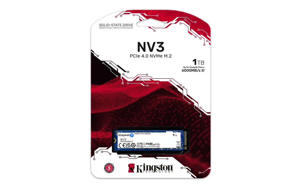 Kingston NV3 1TB NVMe PCIe4.0 foto 3